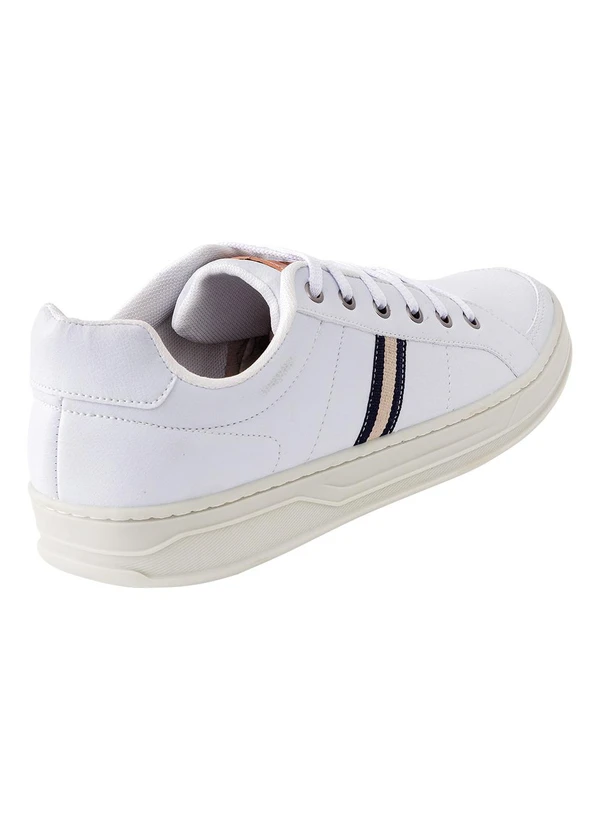 Perfecta - Tênis Casual Branco em Sintético 2