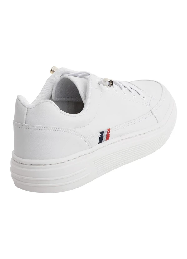 Perfecta - Tênis Casual Branco em Sintético 2