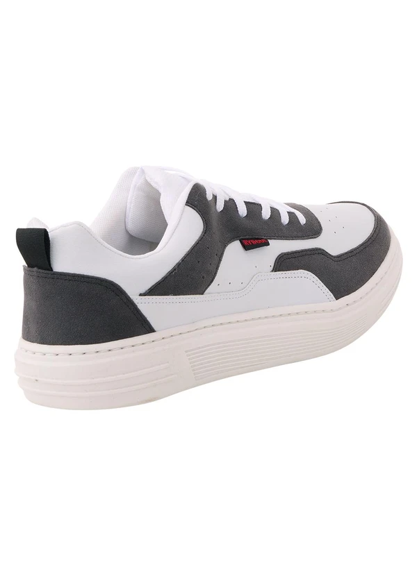 Perfecta - Tênis Casual Branco em Sintético 2