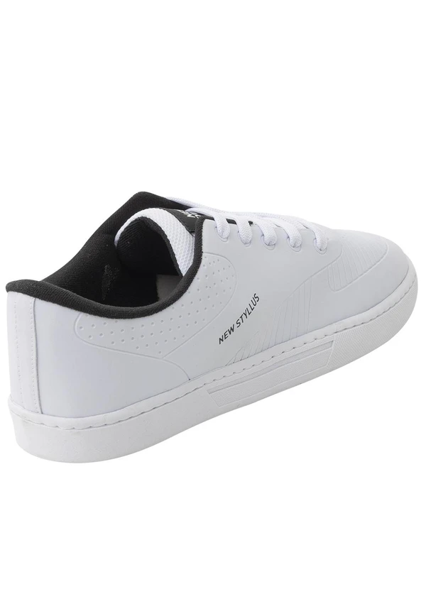 Perfecta - Tênis Casual Branco em Sintético 2