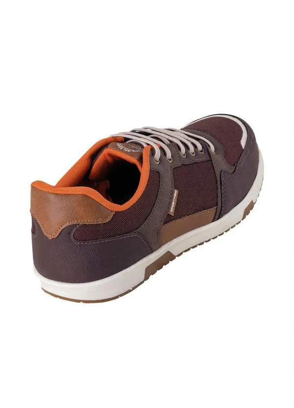 Perfecta - Tênis Casual Café em Sintético e Tecido 2