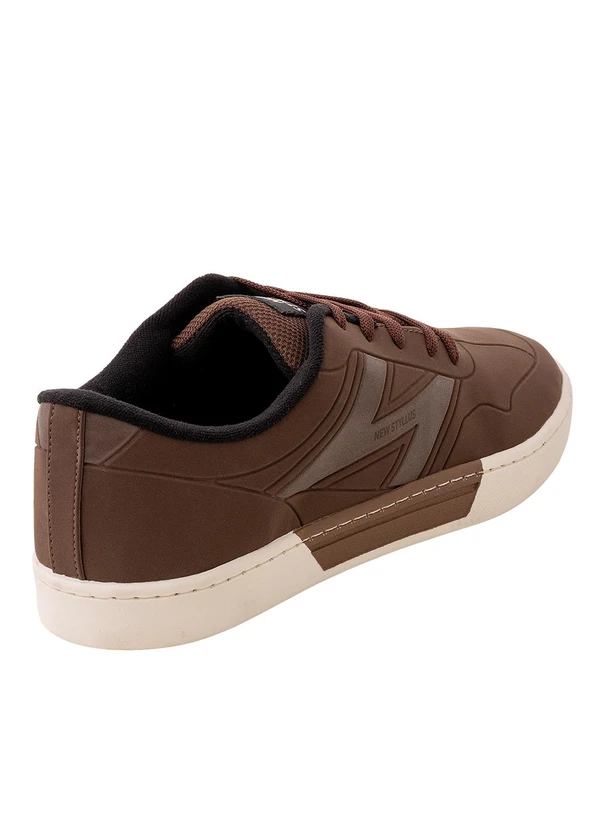 Perfecta - Tênis Casual Café em Sintético 2