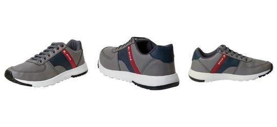 T�nis Casual Cinza em Sint�tico