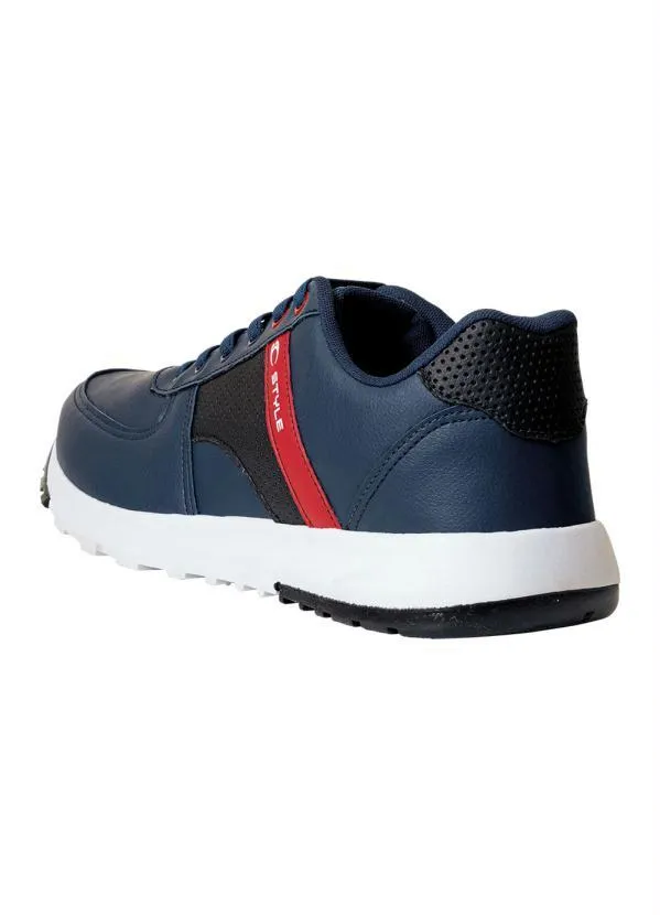 Perfecta - Tênis Casual Marinho em Sintético 2