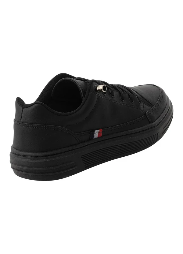 Perfecta - Tênis Casual Preto em Material Sintético 2