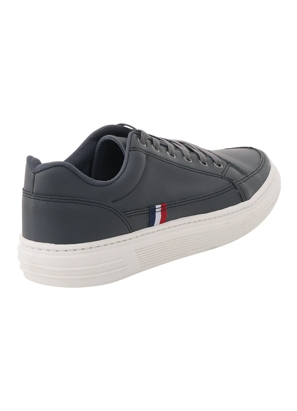 Perfecta - Tênis Masculino Cinza em Material Sintético 2