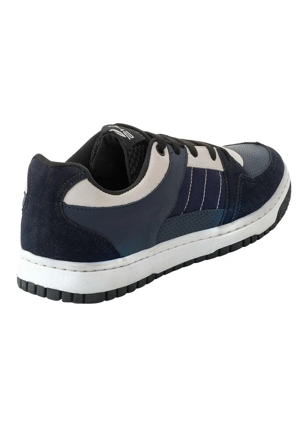 Perfecta - Tênis Masculino Marinho em Sintético 2