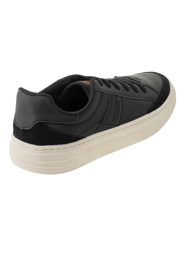 Perfecta - Tênis Masculino Preto em Sintéico 2