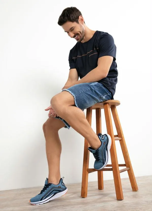 Perfecta - Tênis Esporte Marinho em Tecido 4