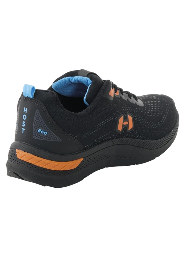 Perfecta - Tênis Esporte Preto em Tecido 2