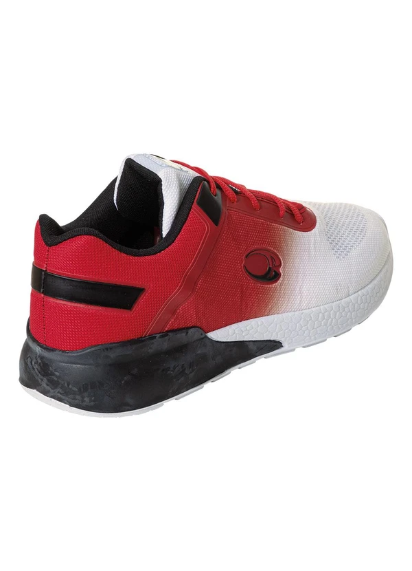 Perfecta - Tênis Esporte Vermelho em Efeito Degradê 2