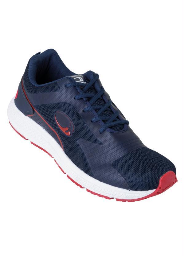 Outlet - Tênis Marinho em Tecido Estampado 1