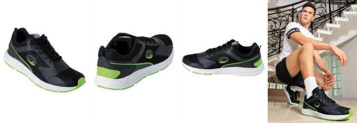 Tnis Preto em Tecido Estampado