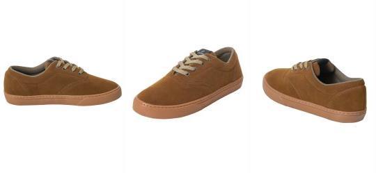 T�nis Casual Caramelo em Camur�a