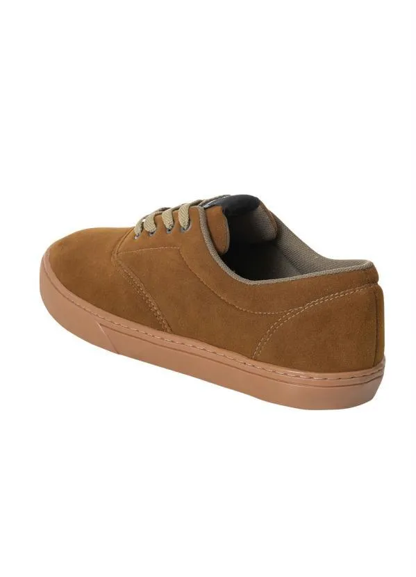 Perfecta - Tênis Casual Caramelo em Camurça 3