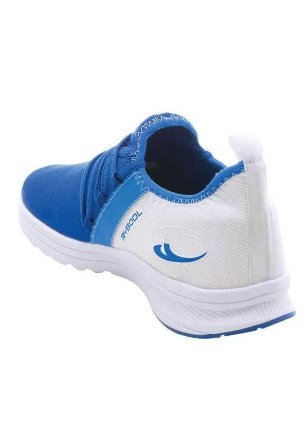 Perfecta - Tênis Esporte Azul com Detalhes em Sintético 2