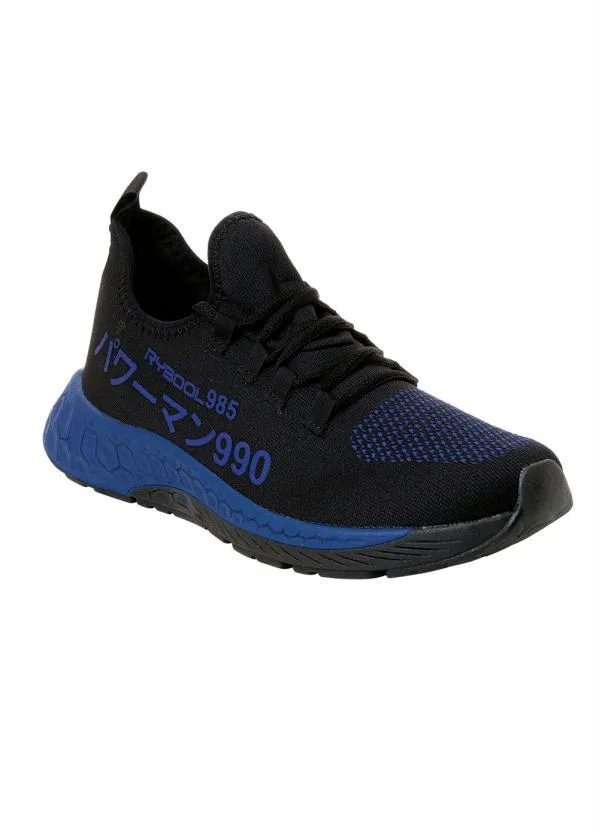 Perfecta - Tênis Esporte Azul em Tecido