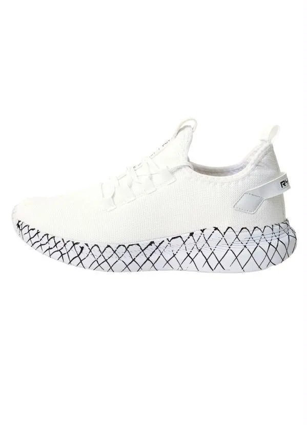 Perfecta - Tênis Esporte Branco em Tecido 3