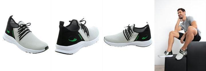 Tnis Esporte Cinza e Preto em Tecido