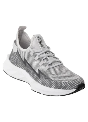 Perfecta - Tênis Esporte Cinza em Tecido - PERFECTA