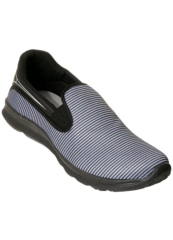 Perfecta - Tênis Esporte Grafite com Elástico