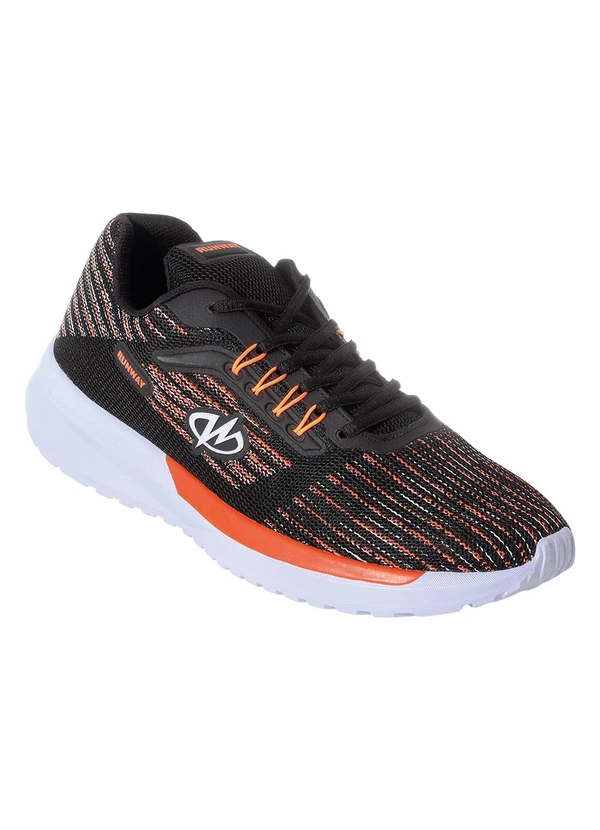 Perfecta - Tênis Esporte Laranja em Tecido