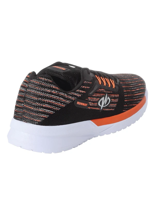 Perfecta - Tênis Esporte Laranja em Tecido 2