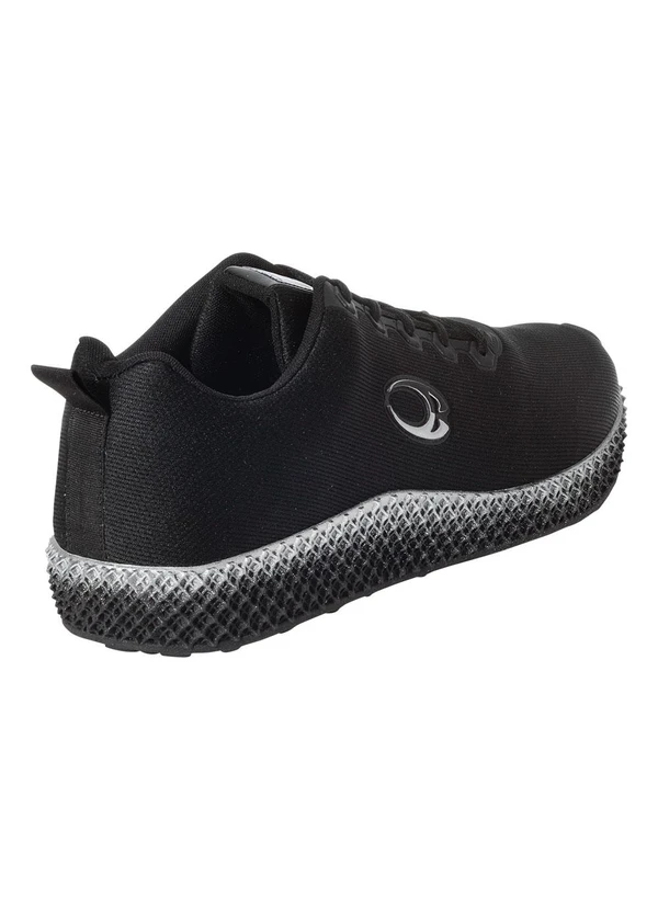 Perfecta - Tênis Esporte Preto com Solado Degradê 4