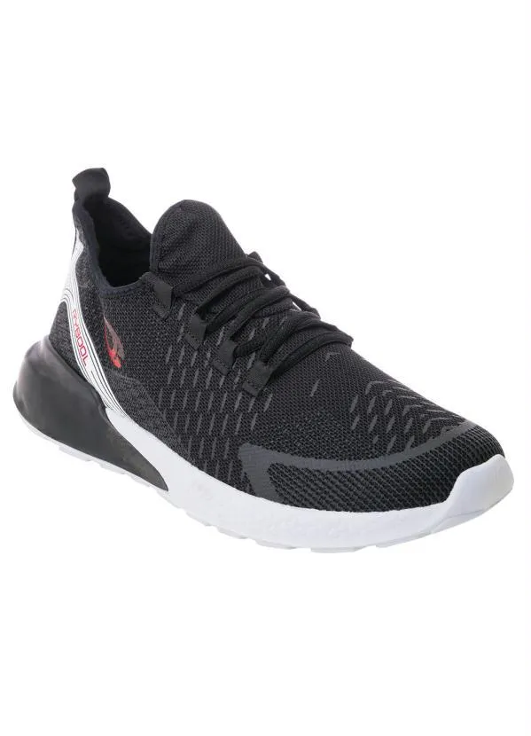 Perfecta - Tênis Esporte Preto em Tecido