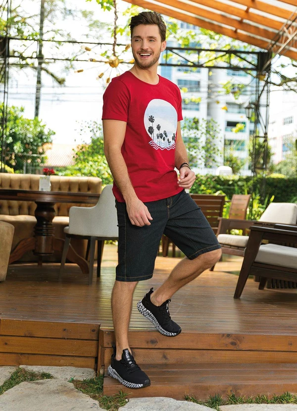 Perfecta - Tênis Esporte Preto em Têcido 8