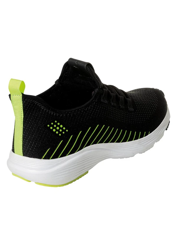 Perfecta - Tênis Esporte Preto em Tecido 2