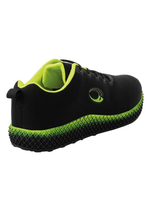 Perfecta - Tênis Esporte Preto em Tecido 2