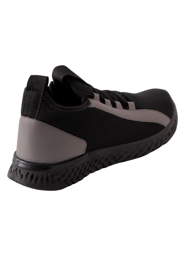 Perfecta - Tênis Esporte Preto em Tecido 2