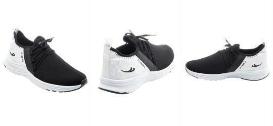 Tnis Esportivo Preto em Tecido