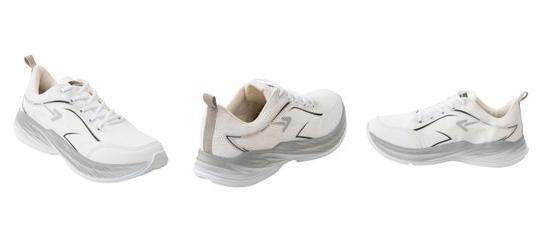 Tnis Masculino Branco em Tecido