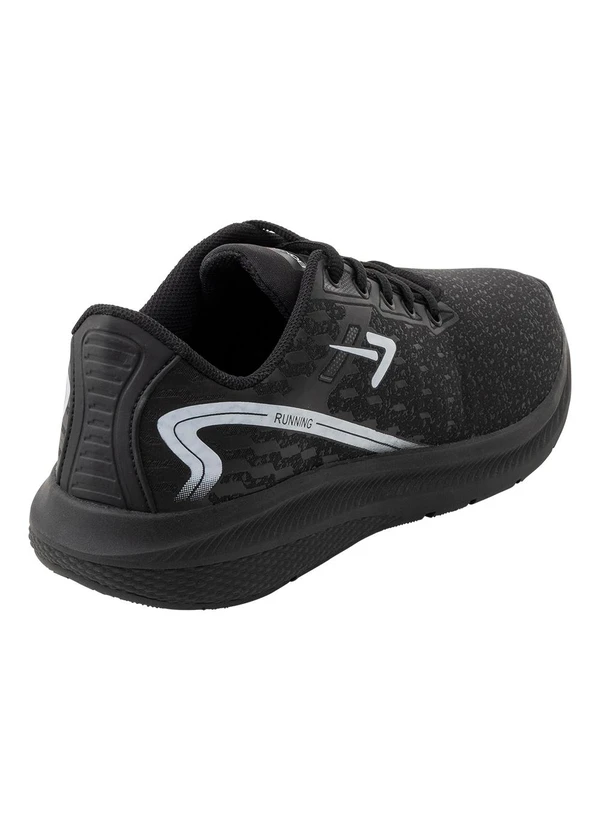 Perfecta - Tênis Masculino Esporte Preto em Tecido 2