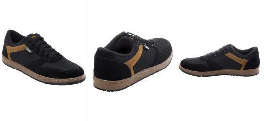 T�nis Masculino Preto em Camur�a Sint�tica