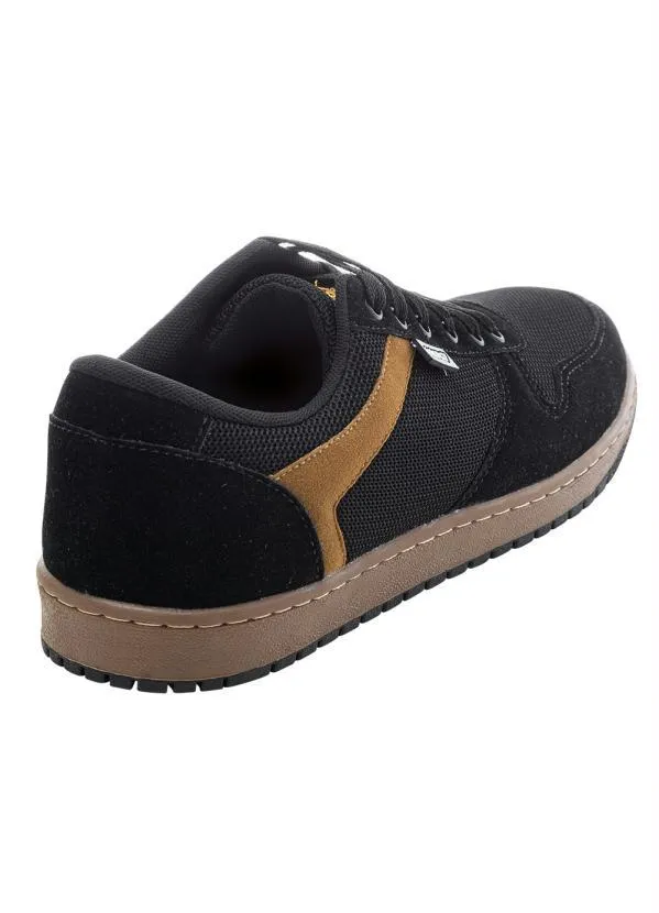 Perfecta - Tênis Masculino Preto em Camurça Sintética 2