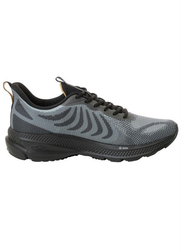 Olympikus - Tênis Olympikus Urano Preto/Cinza