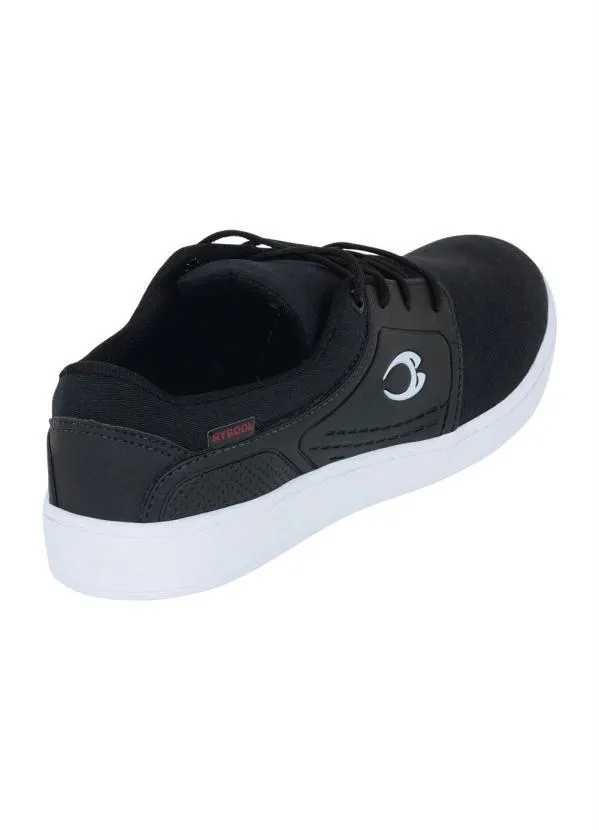 Perfecta - Tênis Preto com Detalhe em Branco 2