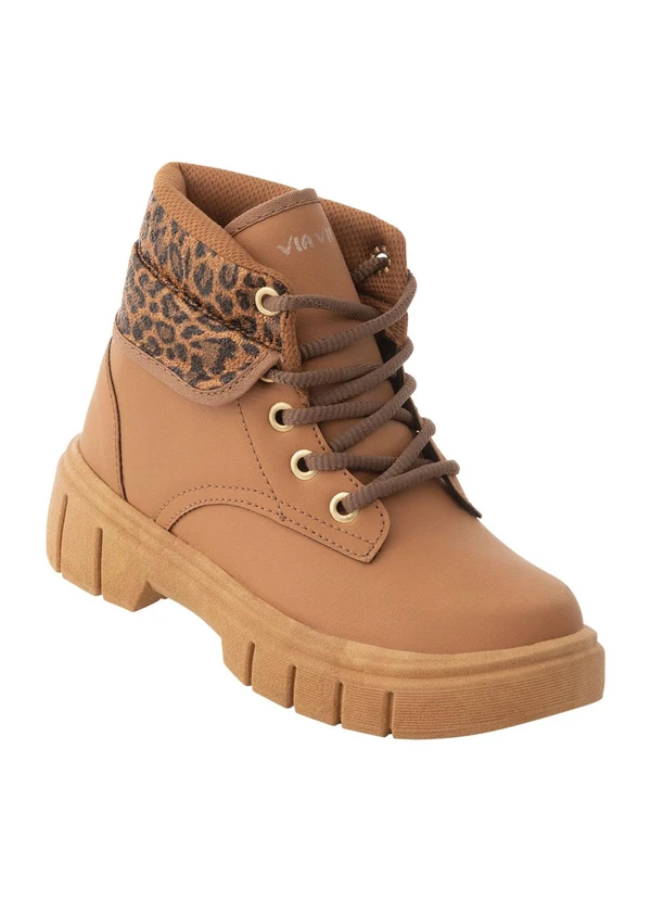 Perfecta - Bota Caramelo em Sintético