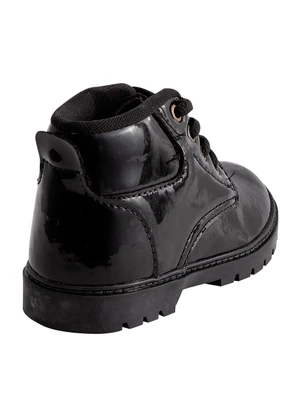 Perfecta - Bota Infantil Menina Preta em Verniz - PERFECTA