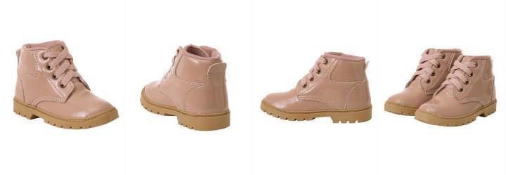 Bota Infantil Nude em Verniz