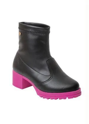 Bota Molekinha (Preto) em Sintético - MOLEKINHA