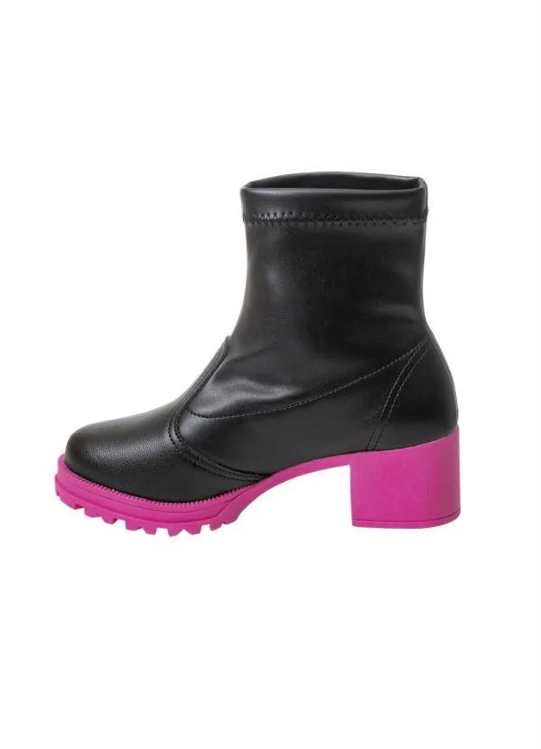 Molekinha - Bota Molekinha Preto em Sintético 3