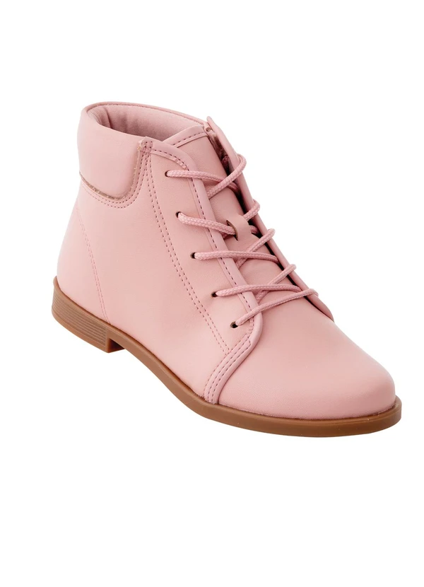 Molekinha - Bota Molekinha Rosa em Sintético