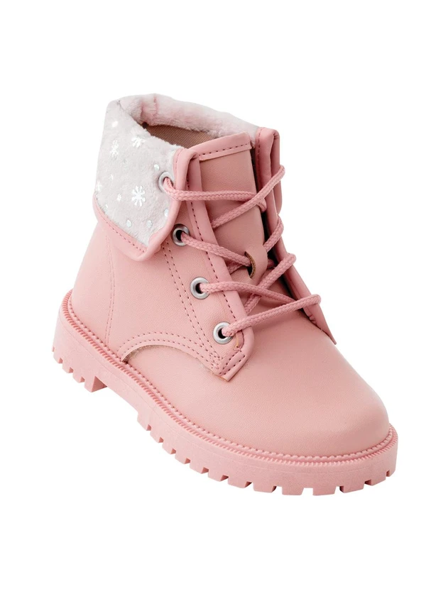 Molekinha - Bota Molekinha Rosa em Sintético