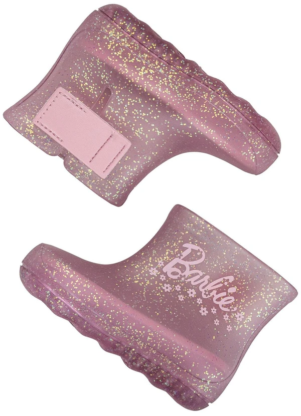 Grendene Kids - Galocha Mattel Fall Rain Transparente com Gliter 2