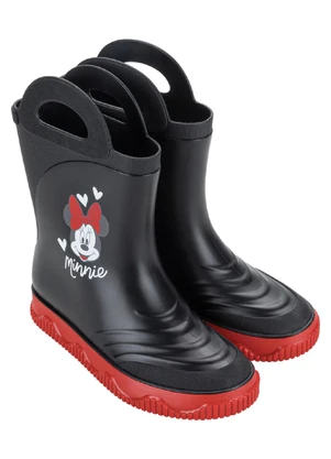 Grendene Kids - Galocha Minnie Funny Preto - GRENDENE KIDS