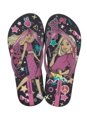 Ipanema - Chinelo Barbie Ar301 Preto - IPANEMA